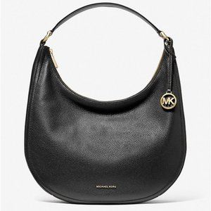 Large Pebbled Leather Shoulder Bag